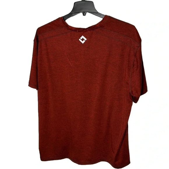 MTL LAB,Project Raw, men XXL t shirt . Red , short sleeve, detail  trim, EC - Picture 8 of 15